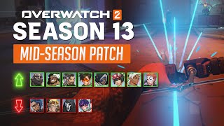 OW Classic 6v6 is here BUT theres still a normal patch  Overwatch 2  Mid Season 13 [upl. by Enuahs]