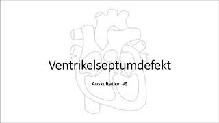 Auskultation 9 Ventrikelseptumdefekt [upl. by Nahte154]