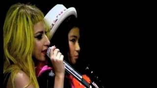 Born This Way  Lady Gaga duet with Maria Aragon LIVE Toronto [upl. by Anidem]