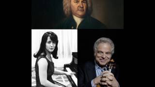 Bach Violin Sonata C minor Itzhak PerlmanMartha Argerich [upl. by Nebuer]