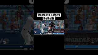 Yankees vs Dodgers Highlights yankees dodgers shortsviral baseball tendencias [upl. by Nosaj245]