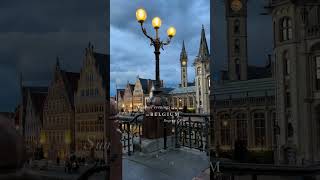 Belgium BrugesampGhent travel europe nature 4k belgium ghent summer holiday [upl. by Burgwell]