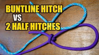 Buntline Hitch vs Two Half Hitches [upl. by Silyhp]