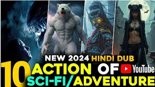 TOP 10 New Best Action Adventure Horror Movies In Hindi Dubbed  2024 Hollywood Movies Prime video [upl. by Nahallac248]