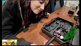 Unbox Review  Parkside LIDL Corded Rotary Tool PFBS 160 C3 [upl. by Earissed]