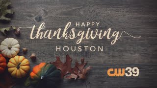 Happy Thanksgiving from CW39s Maggie Flecknoe  CW39 HOUSTON [upl. by Orola714]