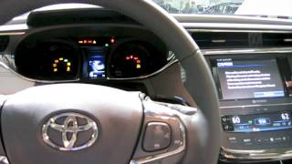 2013 Toyota Avalon Hybrid Limited Start Up Sequence [upl. by Ayoral61]