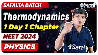 Thermodynamics Physics Class 11  Complete Chapter All Concepts Tricks amp PYQs  NEET 2024 Physics [upl. by Eillit]