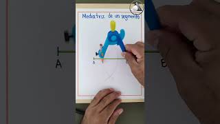 ✅ Mediatriz de un Segmento 👍 geometry taller tutorial AprendizIndustrial [upl. by Yl]