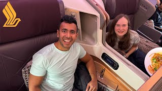 Worlds Longest Flight to India ✈️ Singapore Business Class [upl. by Wynn]