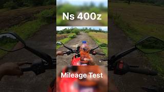 Pulsar Ns 400z Mileage Test pulsar ns400 amazingfacts [upl. by Janenna276]