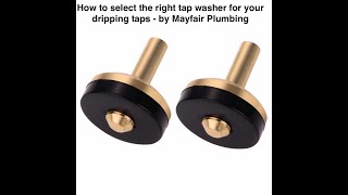 🤷🏻What tap washer do I use to fix a dripping kitchen tap basin or leaking shower Mayfair Plumbing [upl. by Ailemap387]