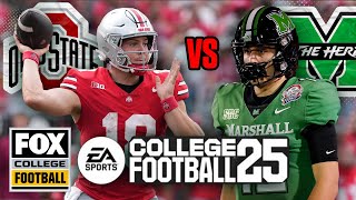 Marshall vs Ohio State Big Noon Kickoff  College Football 25 Simulation [upl. by Isej239]