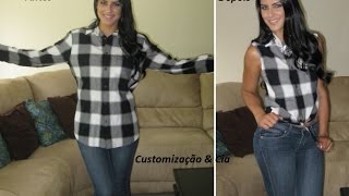 Como customizar camisa masculina Monica Pateis [upl. by Lili]