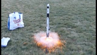 Space X Falcon 9 Model Rocket Launch [upl. by Ledif]