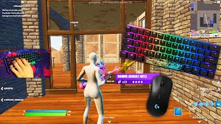 HyperX Alloy Origins 60 Chill 🤩 Keyboard amp Mouse Sounds ASMR 😴 Fortnite Titled Towers Gameplay [upl. by Kristian]