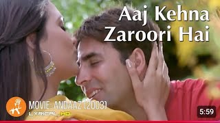 video Aaj Kehna Zaroori hai Dheeraj tiwari bollywood ❤️❤️ Old is gold hindi song 2024 [upl. by Nolrac]