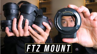 Should you buy the Nikon FTZ Adapter Autofocus Test [upl. by Netsriik808]