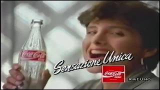 Coca cola 1990 Sensazione unica [upl. by Newnorb]