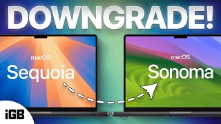 Downgrade macOS Sequoia to macOS Sonoma Without Losing Data 💻 [upl. by Guthrie]