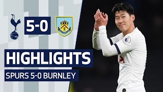 HIGHLIGHTS  SPURS 50 BURNLEY  ft Heungmin Sons wonder goal [upl. by Kayne]