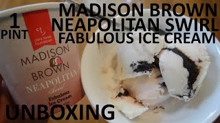 Unboxing Madison Brown Neapolitan Swirl Fabulous Ice Cream [upl. by Honig]