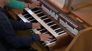 Eugène Gigout Toccata Willem van Twillert Walckerorgan Wildervank NL [upl. by Enelec]