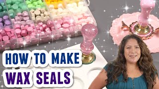 WAX SEAL STAMPS  What You Need to Know  Beginner Guide [upl. by Emalee]