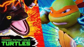 Mikey Uses NEW POWERS To Save His Brothers ⚡  Full Scene  Teenage Mutant Ninja Turtles [upl. by Alyt]