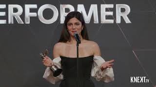 Monica Barbaro  Honorary Breakthrough Performance Acceptance Speech  Astra Film amp TV Awards [upl. by Sonitnatsnoc]