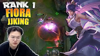 JJking Fiora vs Riven  Runes to Carry KR Server Master Patch 1419 [upl. by Ahtamas]