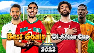 The best goals of Afcon Cup 2023 [upl. by Ayal]