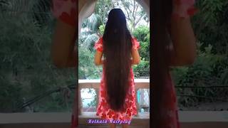 Silky long hair knee length hairplay [upl. by Enttirb]