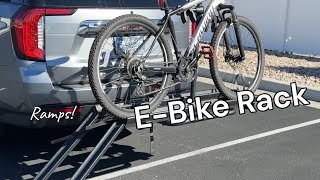 2Place Fat Tire EBike Hitch Rack with Ramp Review  HOPE YOU READY [upl. by Nial]