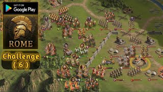 Challenge  6  Achaean War Grand War Rome Strategy Games [upl. by Rettke334]