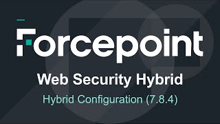 Hybrid Configuration  784  Forcepoint Web Security Hybrid [upl. by Airbas533]