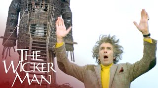 Inside the Wicker Man Scene  The Wicker Man 1973 [upl. by Ititrefen]