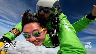 Tandem Skydive Salto de Paraquedas Algarve Jang [upl. by Ariella]