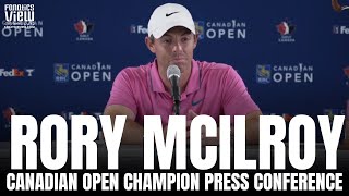 Rory McIlroy Reacts to Winning Canadian Open Championship  Full PGA Tour Press Conference [upl. by Ihcas461]