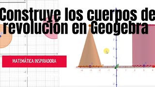 Crea figuras 3D increíbles con GeoGebra Tutorial básico de cuerpos redondos [upl. by Neelyk]