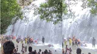 Anachadykuth vellachattam waterfall swimming bathing waterpark onedaytrip travel viralvideo [upl. by Yelwar]