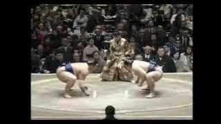 Tochinowaka vs Takanohana  Hatsu 1997 栃乃和歌 対 貴乃花 [upl. by Jessalyn19]