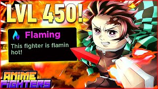 🔥 Creating The STRONGEST CRAFTABLE quotTanjiroquot  2X FLAMING Passives In Anime Fighters 🔥 [upl. by Daza986]