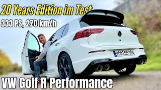 VW Golf R Performance 333 PS quot20 Yearsquot Sondermodell im Test  Review  Modelljahr 2023 [upl. by Nyltyak]