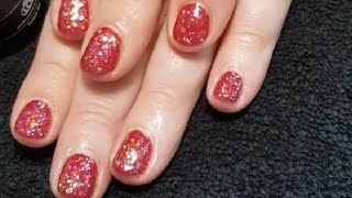 Nail tutorial for short nails using LCN products [upl. by Minetta]