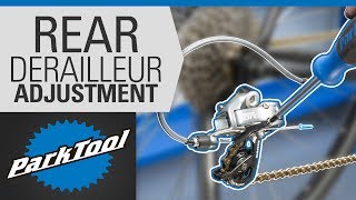 How to Adjust a Rear Derailleur – Limit Screws amp Indexing [upl. by Kila791]