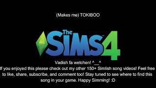 Tokiboo by Charlton Pettus 60 Cyclists Simlish Original With Lyrics Sims 4 Electronica [upl. by Naej]