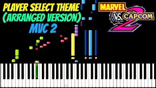 MARVEL VS CAPCOM 2  PLAYER SELECT arranged  tutorial [upl. by Kevan]