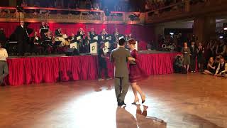 Katja Hrastar Zavrsnik amp Vincenzo Fesi  Balboa demo PSSF 2019 Prague Spring Swing Festival [upl. by Asenaj]