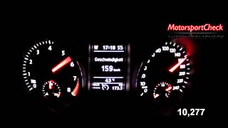 Vw Golf 6 18 TSI DSG Acceleration Topspeed [upl. by Herrera985]